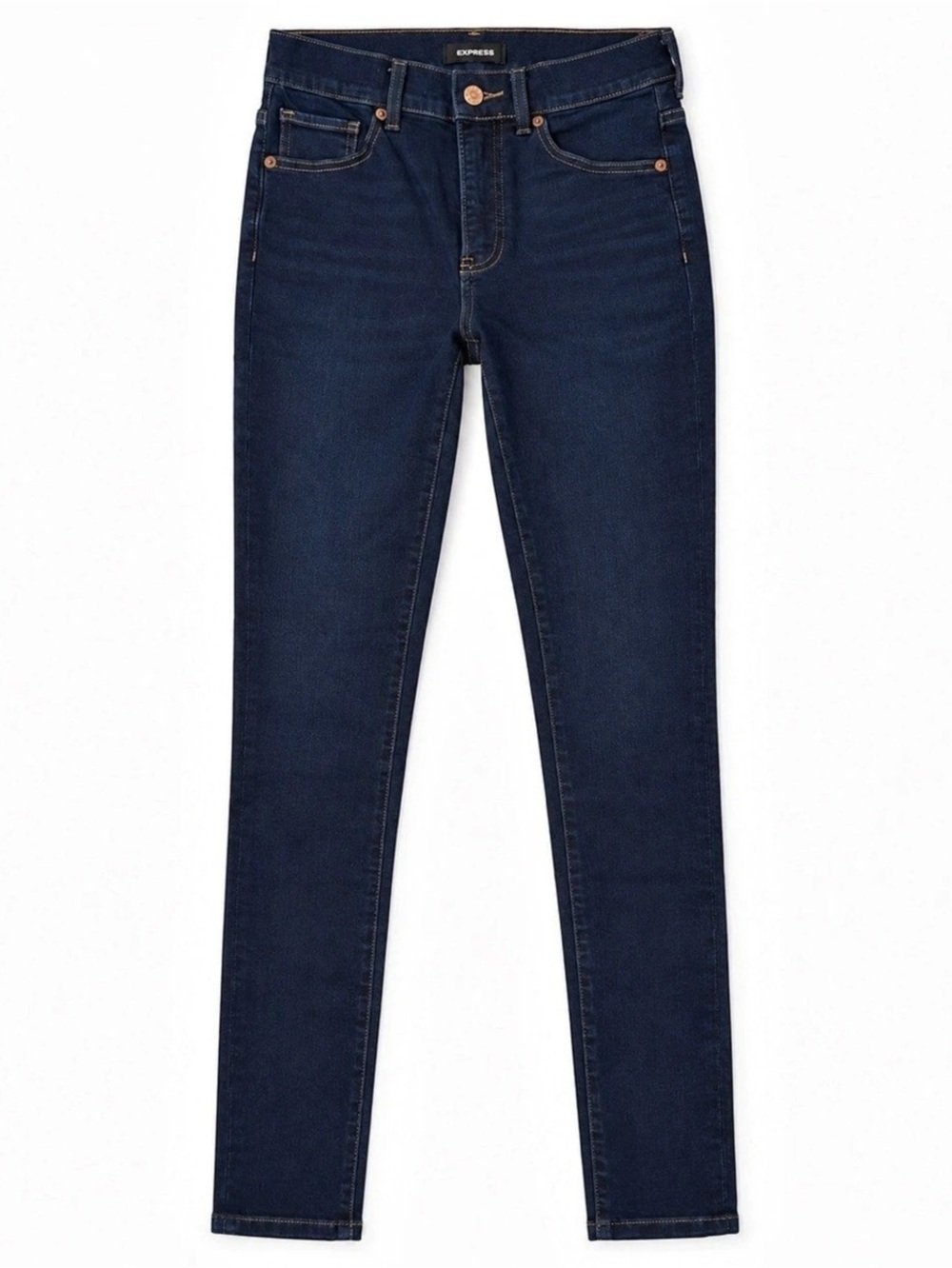 Express High Waisted Skinny Jeans Blue Waist 10L